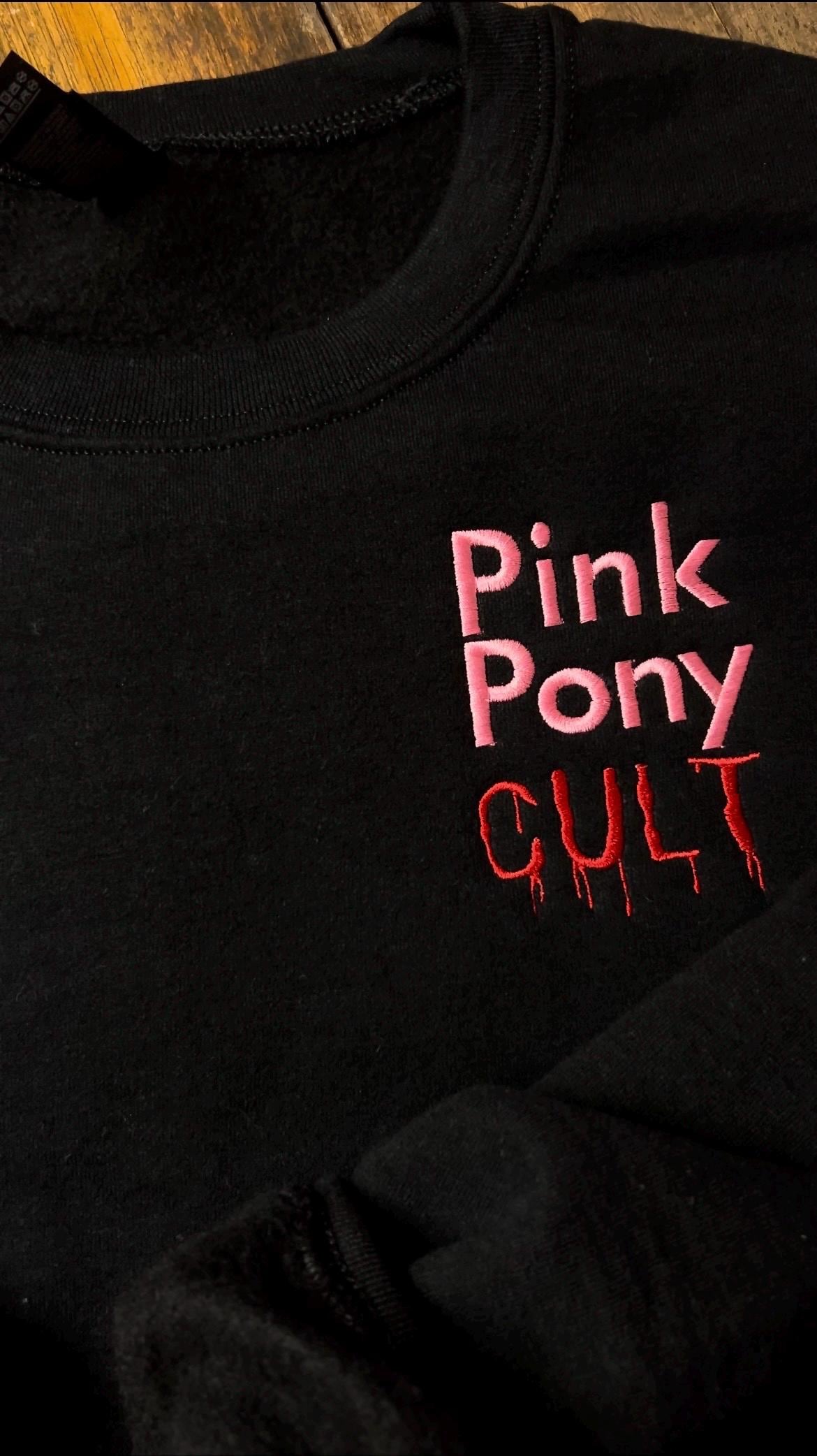 Pink Pony Club/Cult Embroidered Sweater