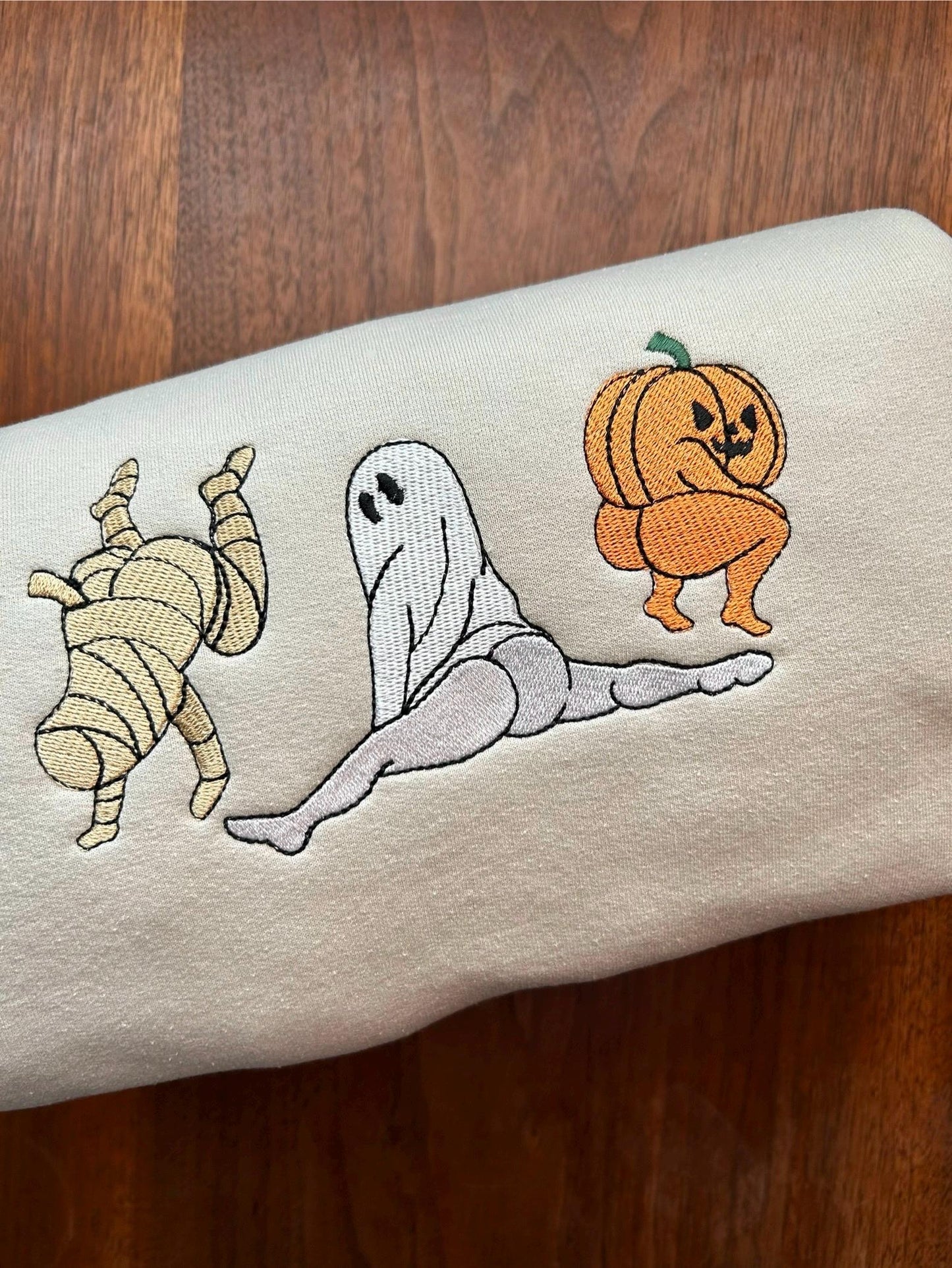 Twerking Halloween -Embroidered Unisex Crewneck