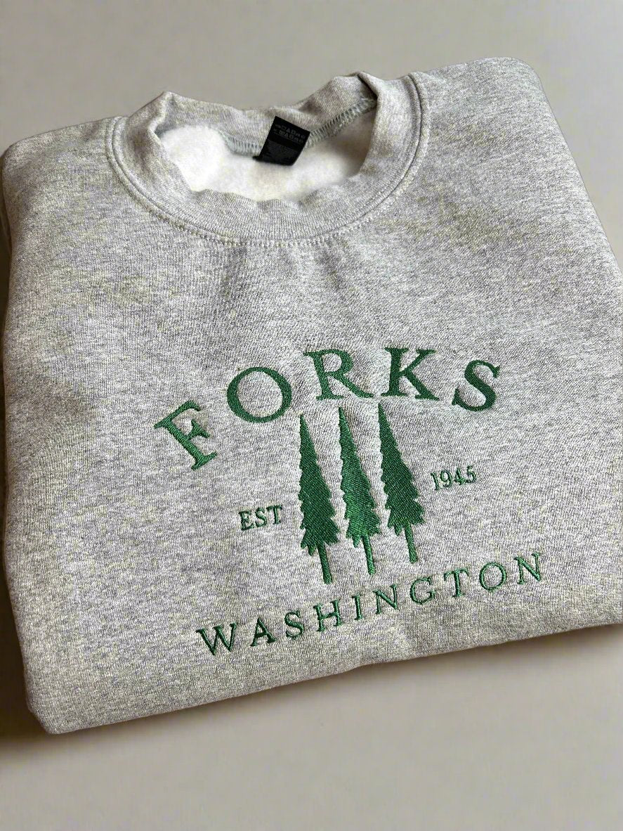 Forks Washington Crewneck Sweater